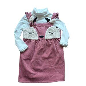 Gymboree Deer Jumper w/ Turtle Neck Size Girls 5T